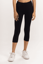 ORGANIC COTTON CAPRI TIGHTS