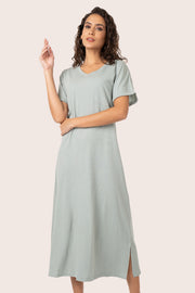 Linen Knit Long Dress