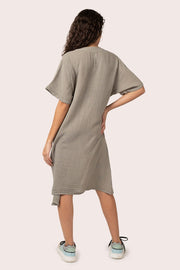 Woven Muslin Short Dress