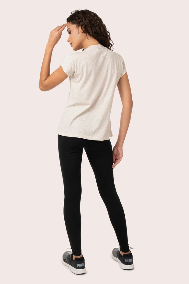 LINEN JERSEY TOP