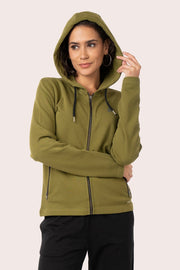 ORGANIC COTTON FULL ZIP HOODIE WITH POCKET