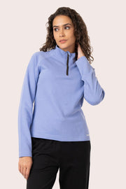 ORGANIC COTTON HALF ZIP PULL OVER