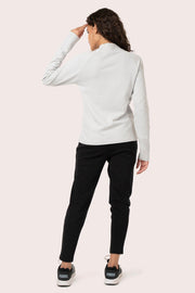 ORGANIC COTTON HALF ZIP PULL OVER