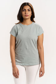 LINEN JERSEY TOP