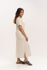 Linen Knit Long Dress