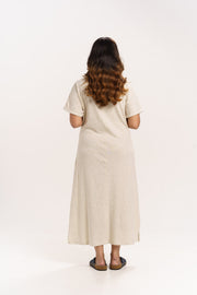 Linen Knit Long Dress