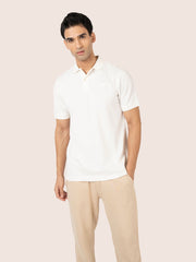 ORGANIC COTTON PIQUE COLLAR SHIRT