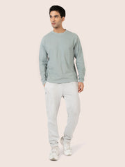 LINEN JERSEY POCKET TEE
