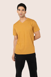 SUPIMA COTTON V NECK T-SHIRT FOR MEN