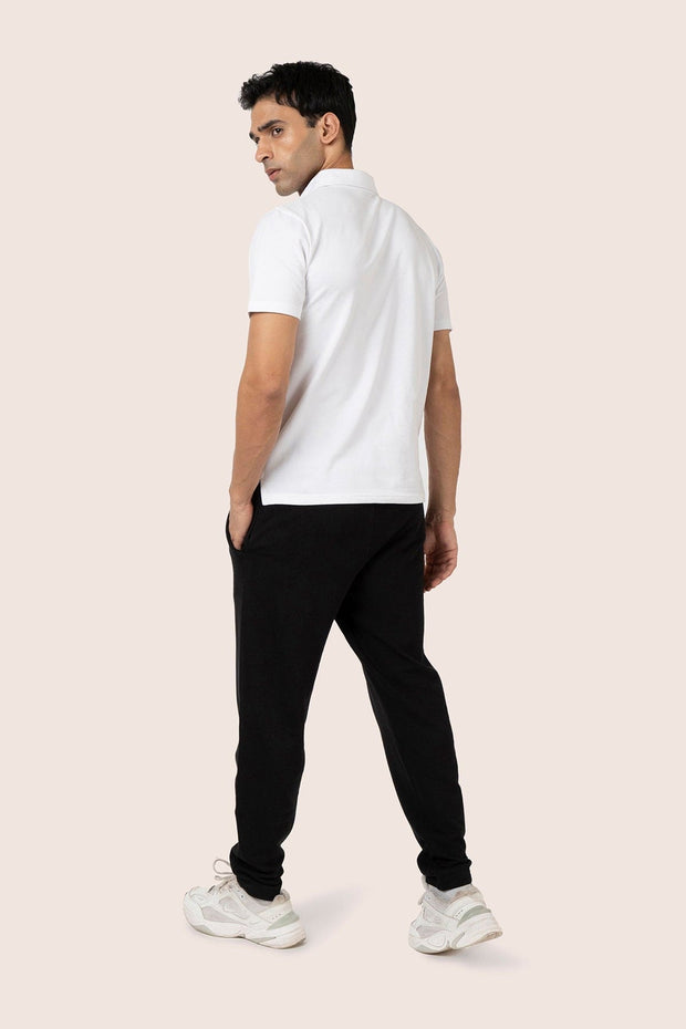 ORGANIC COTTON POLO WITH TAILORED COLLAR SHIRT