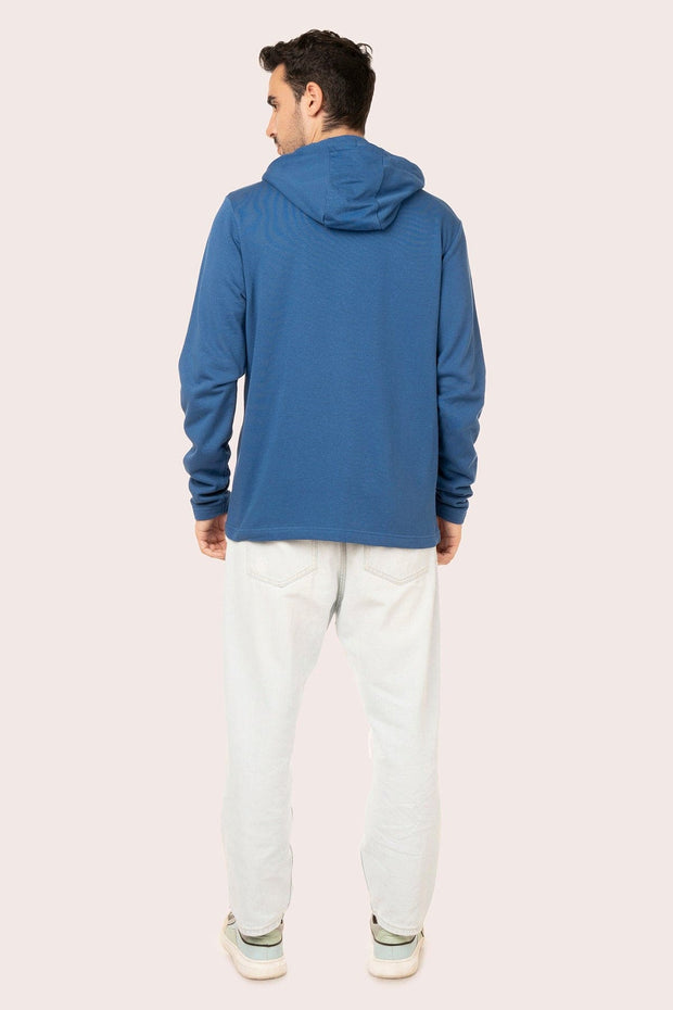 ORGANIC COTTON FULL ZIP HOODIE WITH POCKET