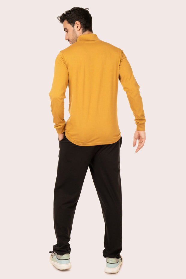 Supima Roll Neck Tee