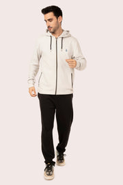 ORGANIC COTTON FULL ZIP HOODIE WITH POCKET