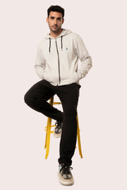 ORGANIC COTTON FULL ZIP HOODIE WITH POCKET