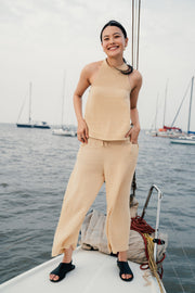 Woven Muslin, Organic, Capri Pant