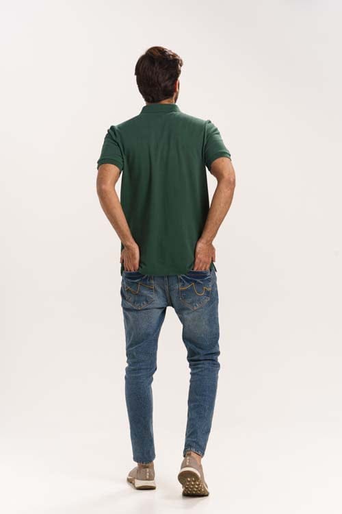 ORGANIC COTTON PIQUE COLLAR SHIRT