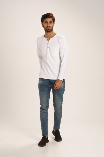 ORGANIC COTTON LONG SLEEVE T-SHIRT