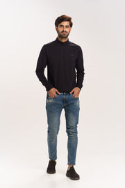 Supima Roll Neck Tee