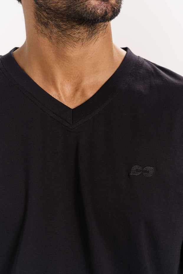 SUPIMA COTTON V NECK T-SHIRT FOR MEN